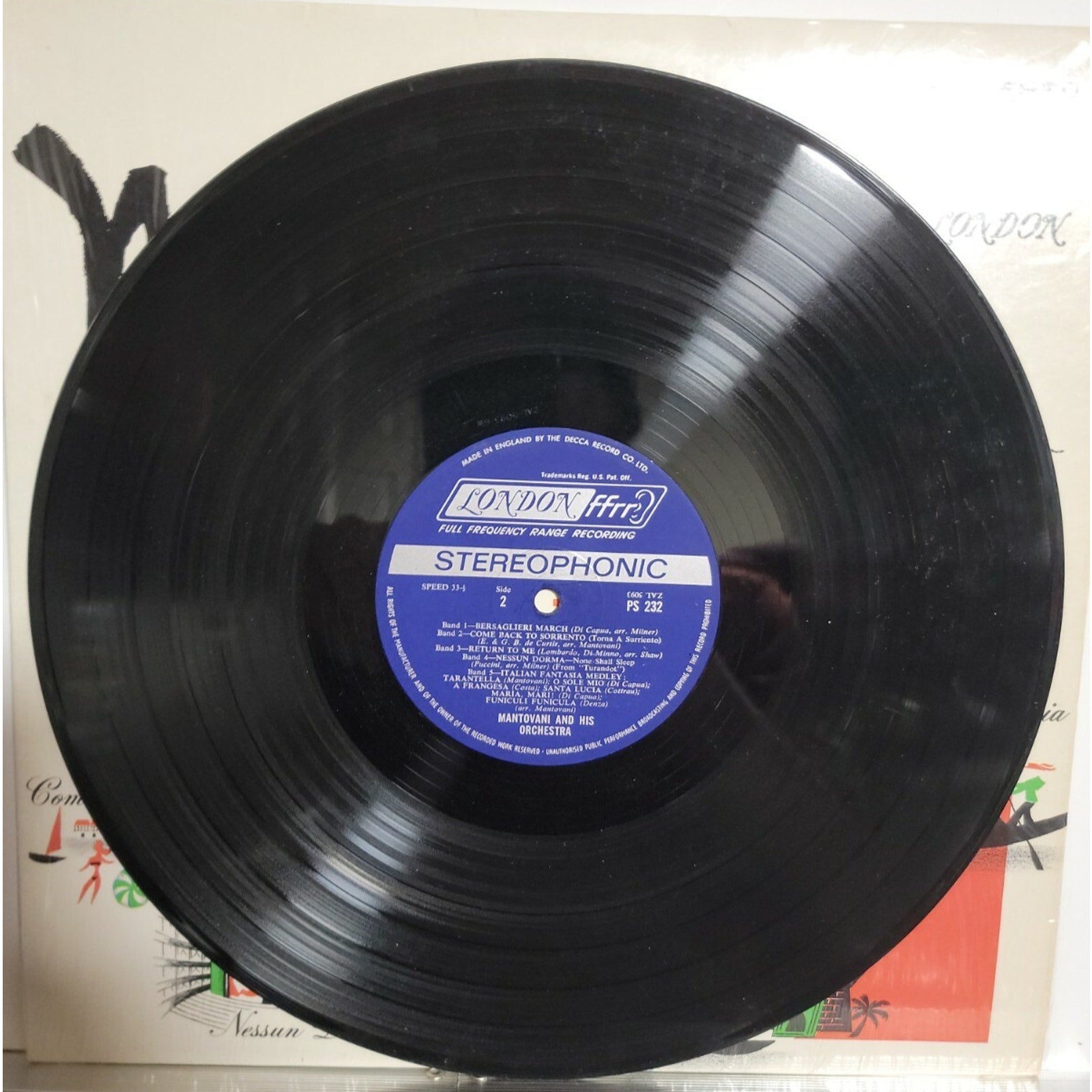 Mantovani And His Orchestra – Italia Mia (Vinyl)