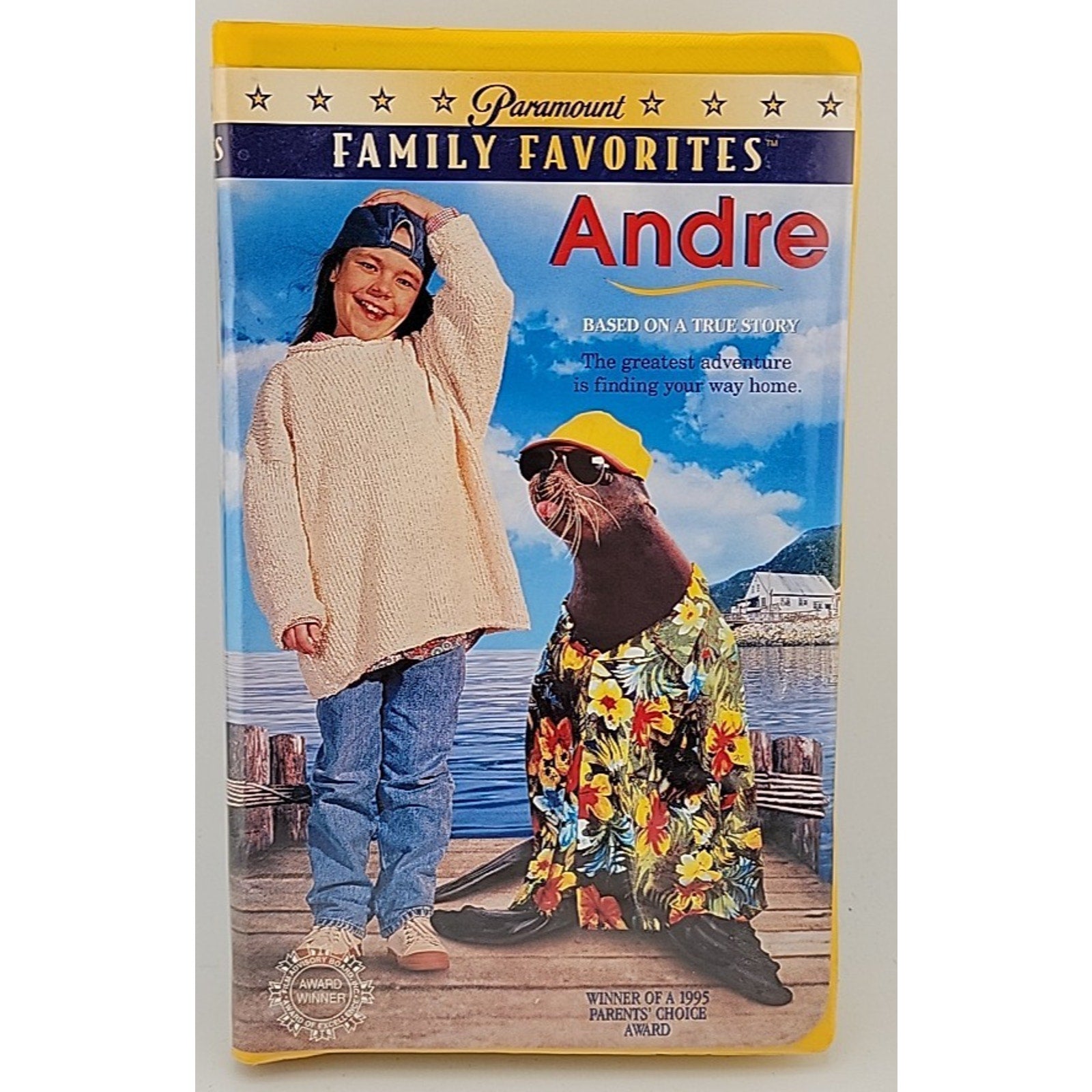 Andre (VHS, 1995, Clamshell) Yellow Case
