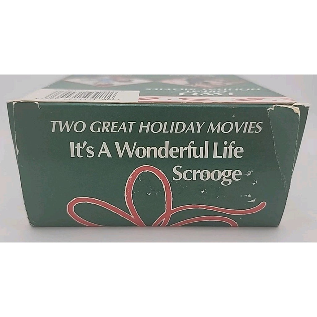 Scrooge & It's A Wonderful Life (VHS, 1991)