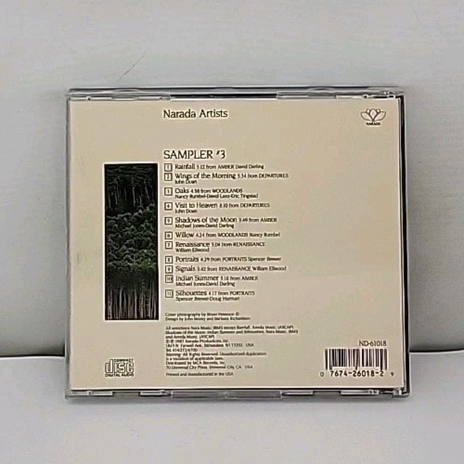 Sampler #3 by Various Artists (CD, 1987, Narada Lotus)
