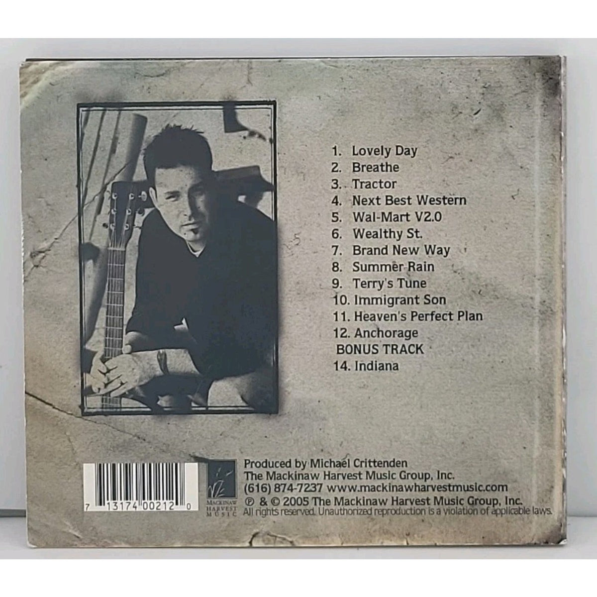 Drew Nelson - Immigrant Son - Mackinaw Harvest Music 2005 - CD *Signed*