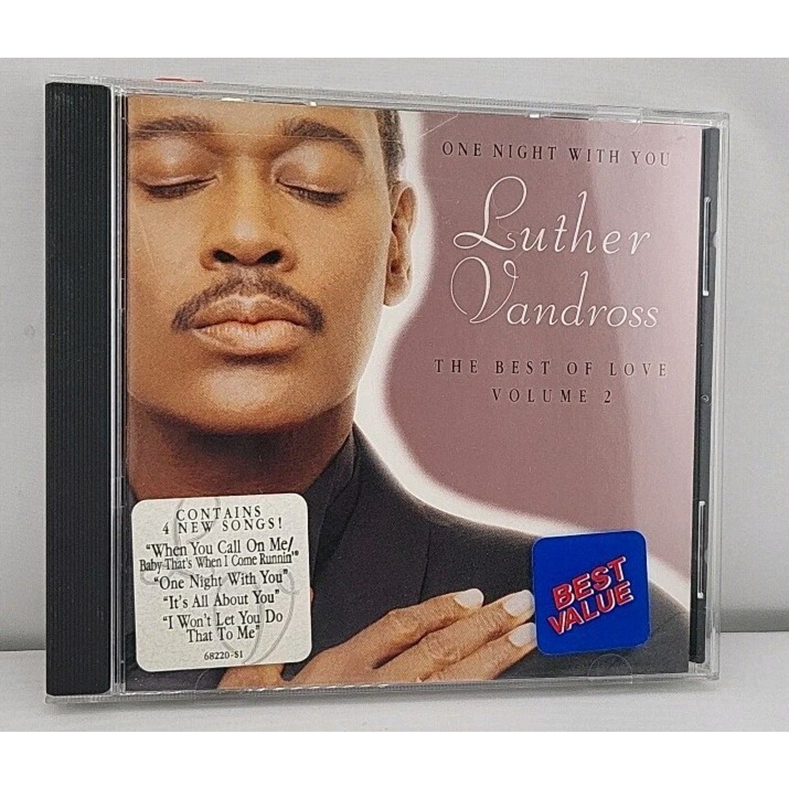Vol. 2-One Night with You-Best by Luther Vandross (CD, 1997)