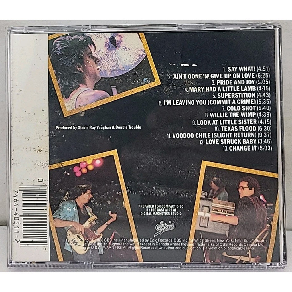 Live Alive by Stevie Ray Vaughan (CD, 1990) *Acceptable*