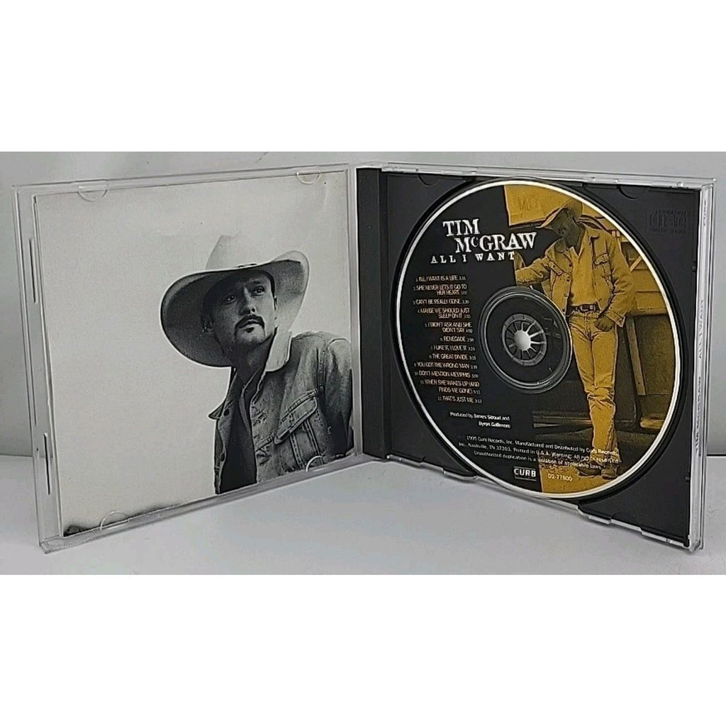 All I Want by Mcgraw, Tim (CD, 1995)
