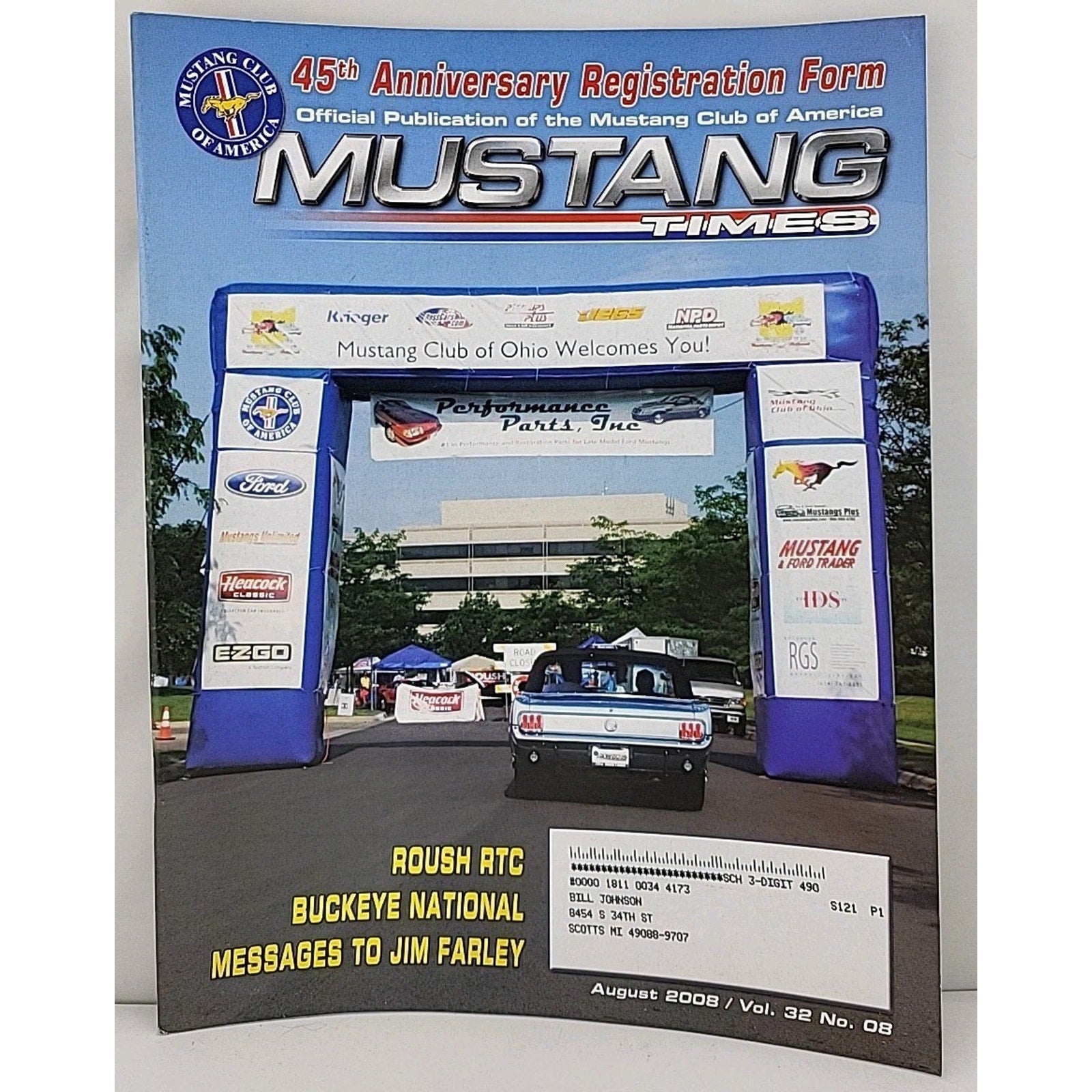 Mustang Times Magazine August 2008 Vol. 32 No. 8