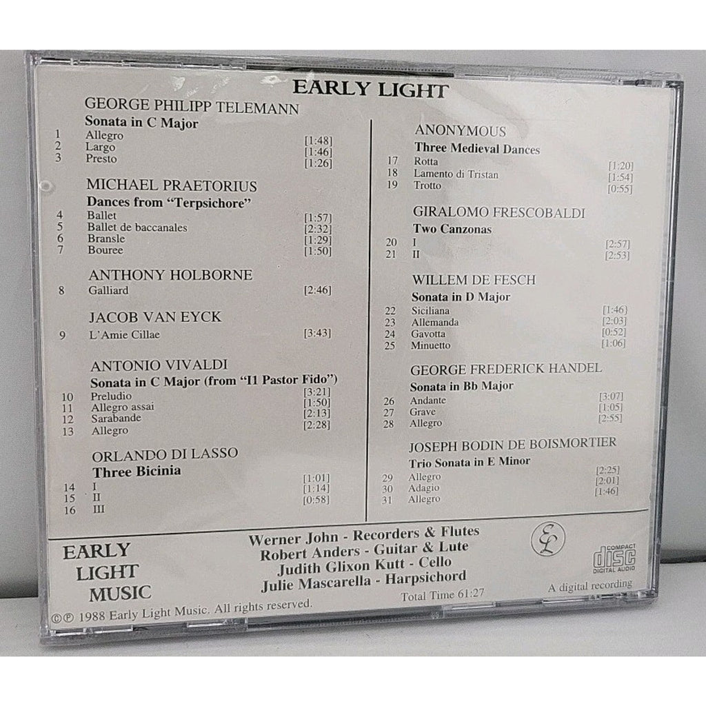 Early Light - Vivaldi / Telemann / Handel / Praetorius CD
