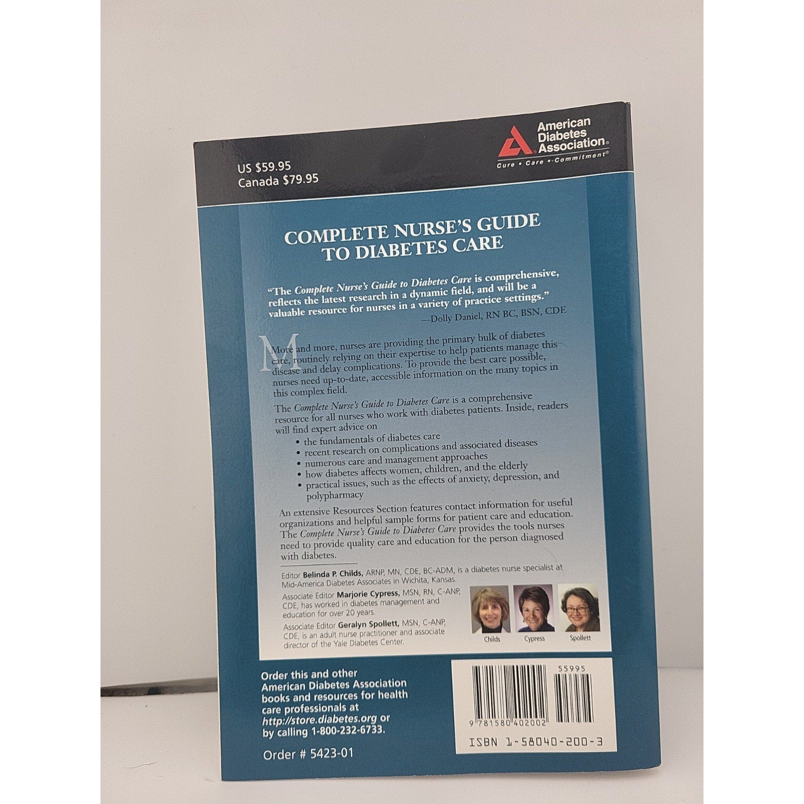 Complete Nurse's Guide to Diabetes Care by Belinda P. Childs (2005, CD-ROM /...