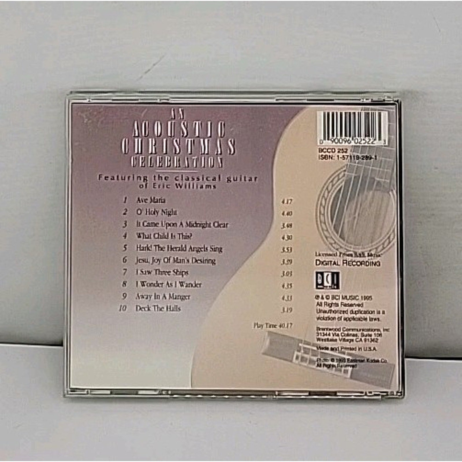 Acoustic Christmas by Eric Williams (CD, 2001)