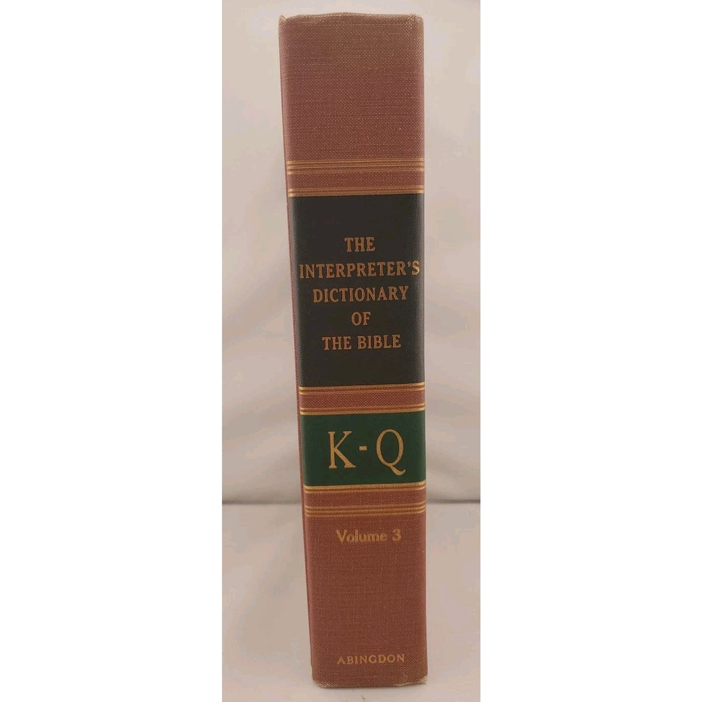 The Interpreter's Dictionary of the Bible. Volume 3 K-Q Hardcover