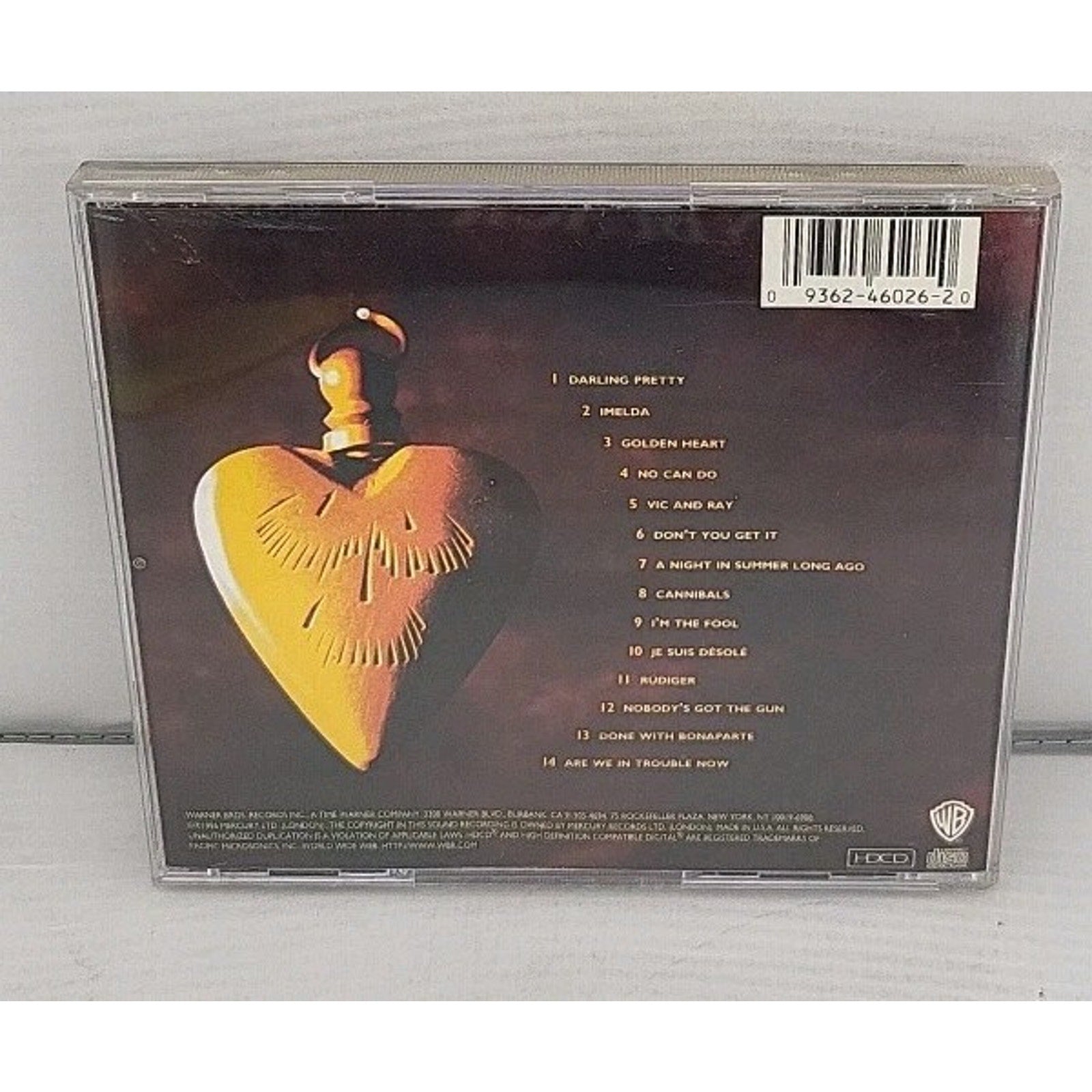 Golden Heart by Mark Knopfler (CD, 1996)