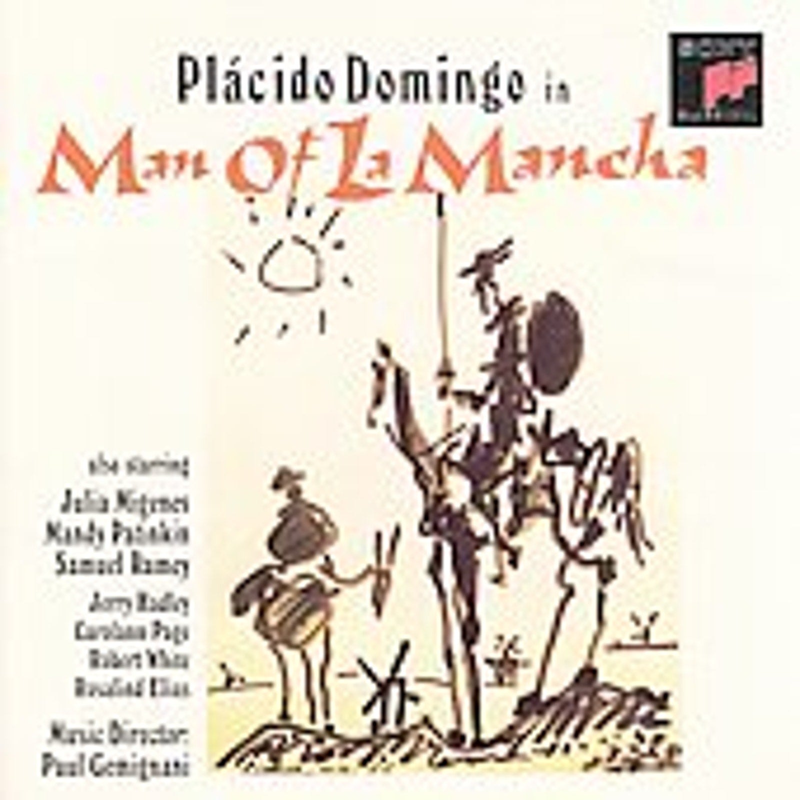 Leigh: Man of La Mancha by Plácido Domingo (Tenor Vocals) (CD, Mar-1996, Sony...
