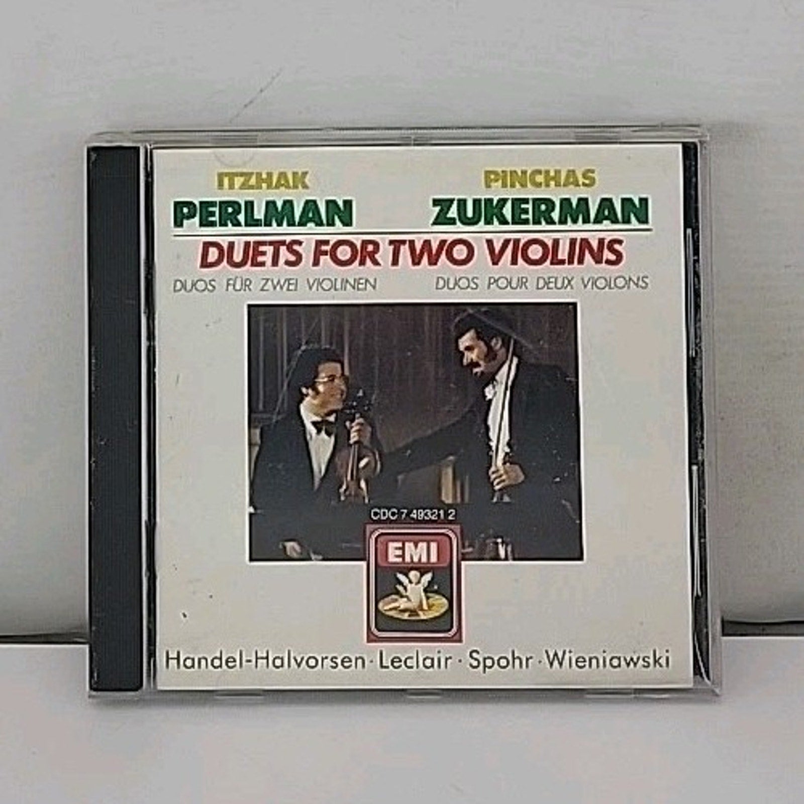 Duets for Two Violins; Itzhak by Zukerman, Pinchas; Perlman, Itzhak (CD, 2007)
