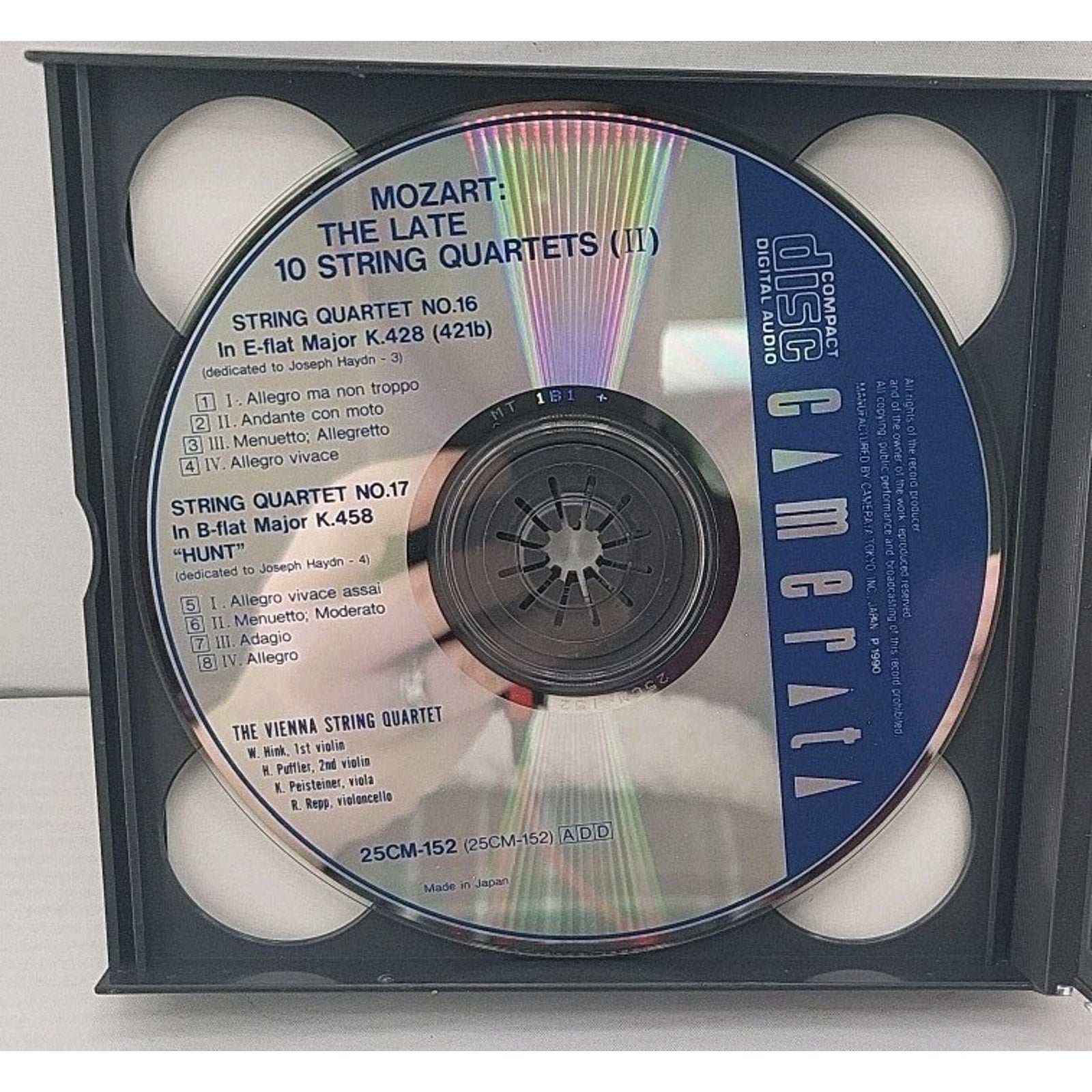 Mozart The Late 10 String Quartets The Vienna String Quartet (CD)