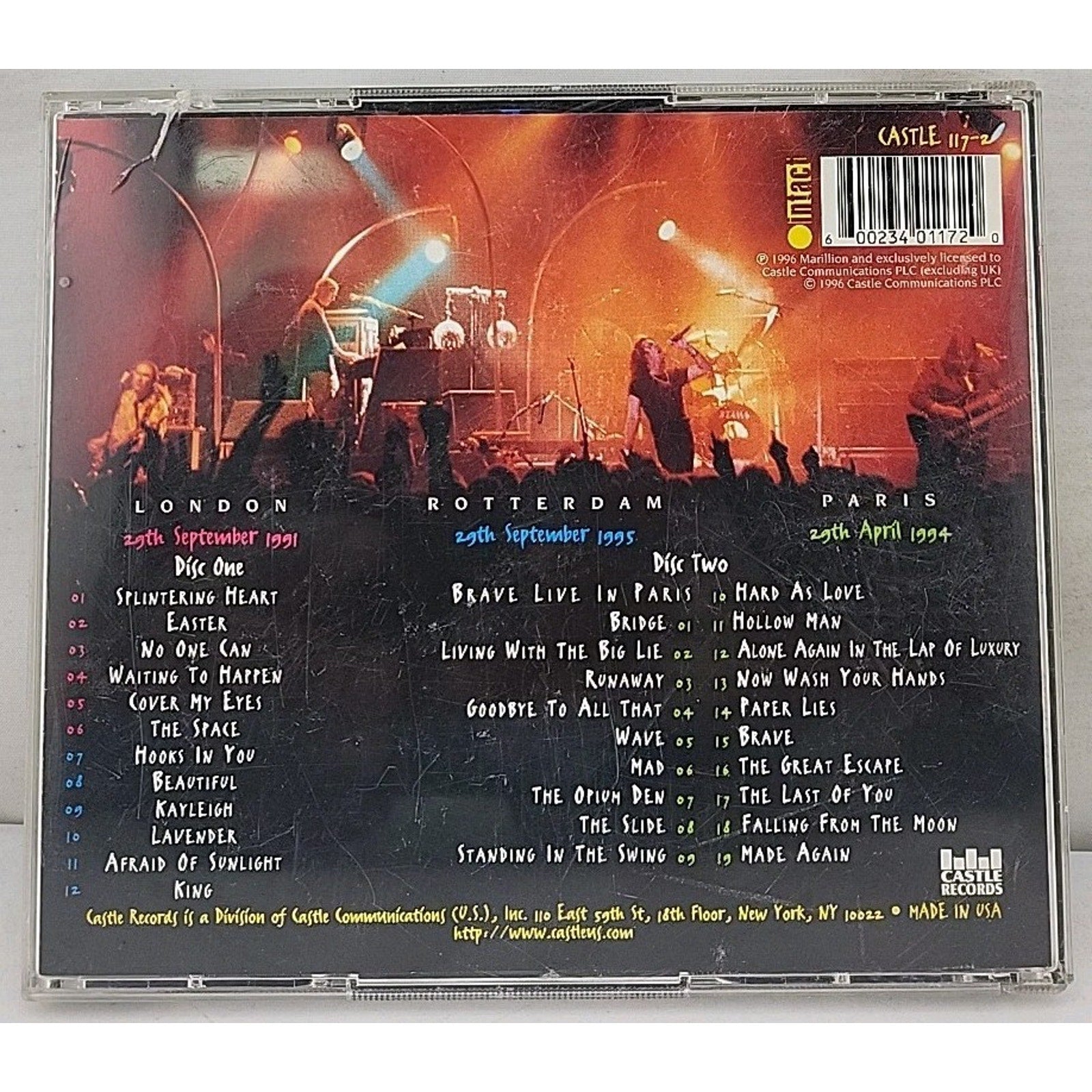 Marillion – Made Again 2 CD Castle Records Live London Rotterdam Paris