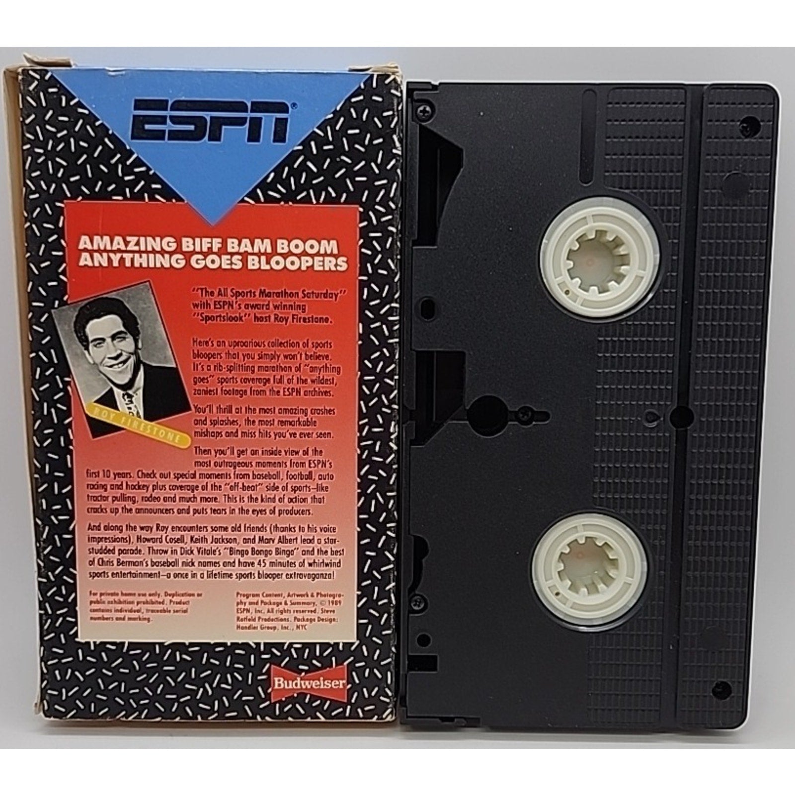 ESPN Presents - It's Amazing Anything Goes Sports Bloopers (VHS, 1989)