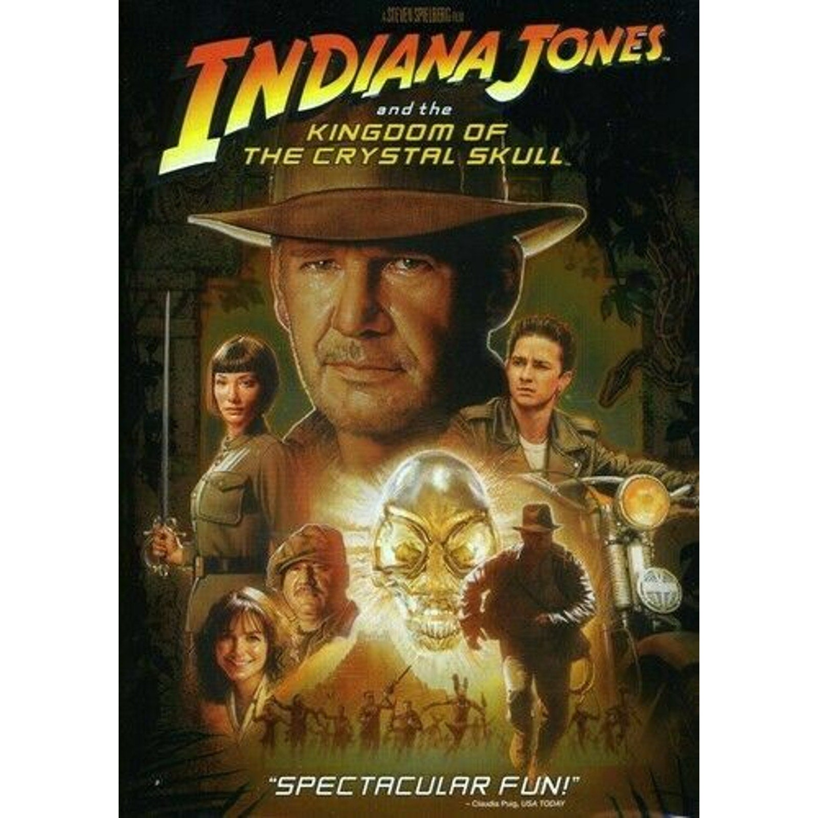 Indiana Jones and the Kingdom of the Crystal Skull (DVD, 2008, Widescreen)