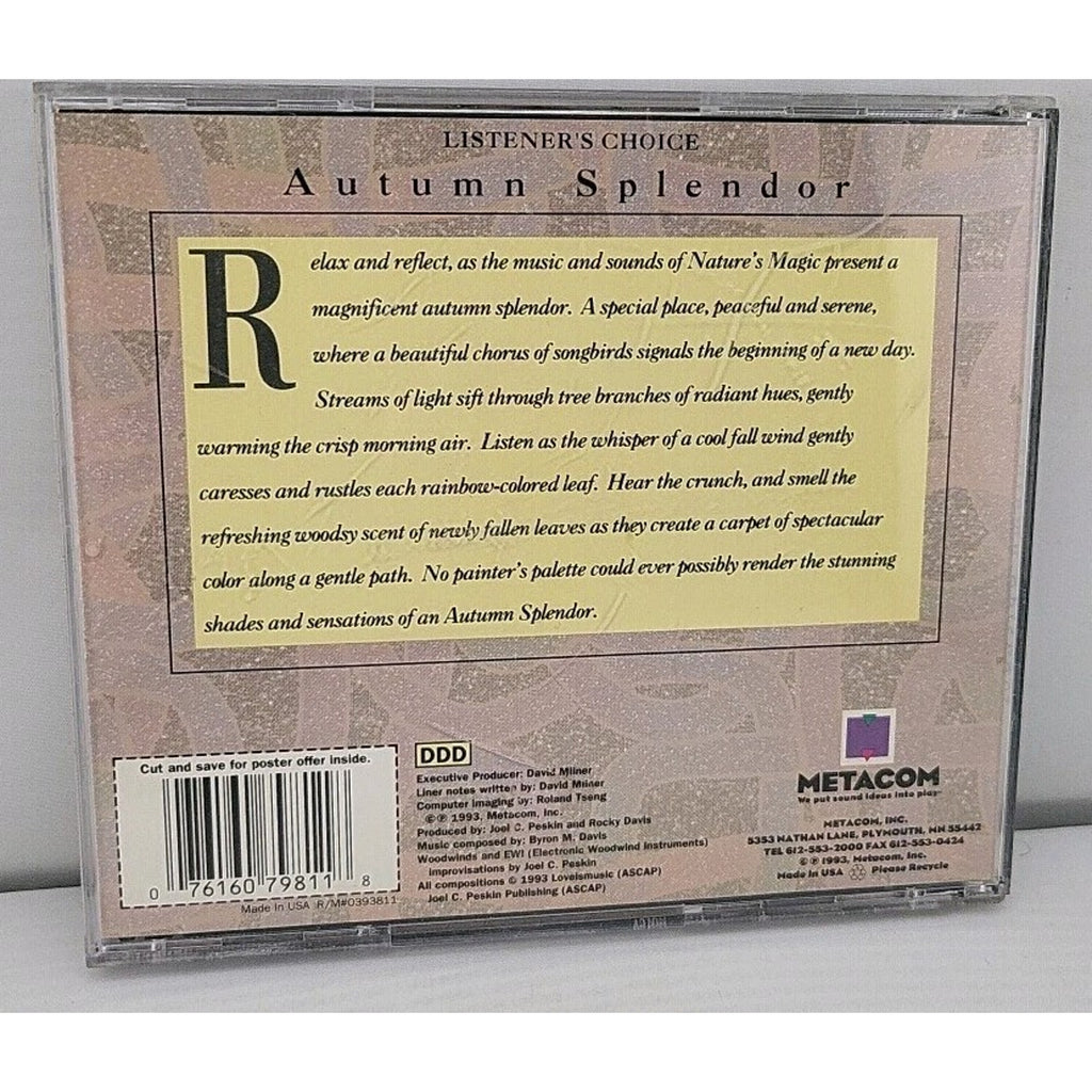 Autumn Splendor - Natures Magic Audio CD