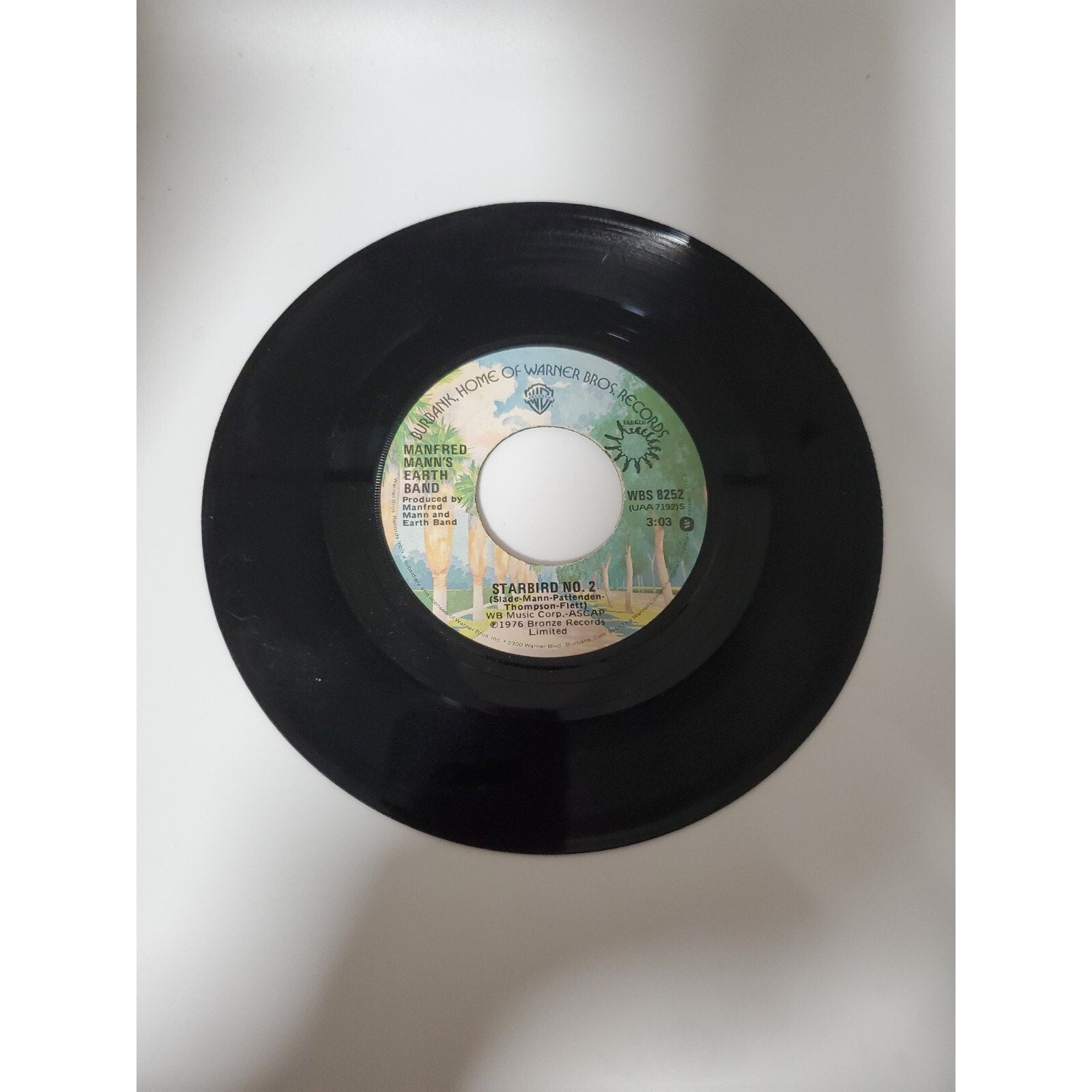 Manfred Mann's Earth Band - Blinded By The Light - 45RPM Record - Singles