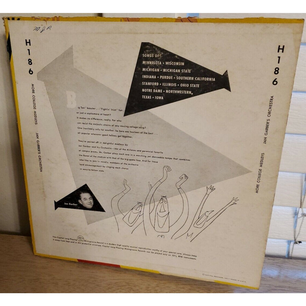 More College Medleys by Jan Garber's Orchestra Capital Records BIG TEN
