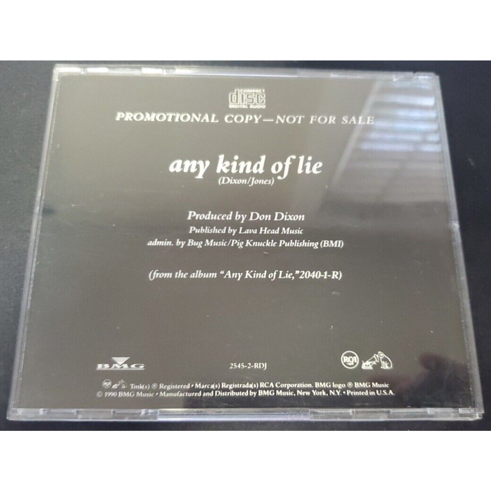 Marti Jones- any kind of lie - Single - (CD)