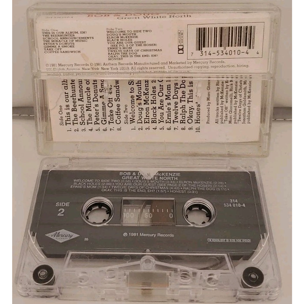 Great White North by Bob & Doug Mckenzie (Cassette, 1996)