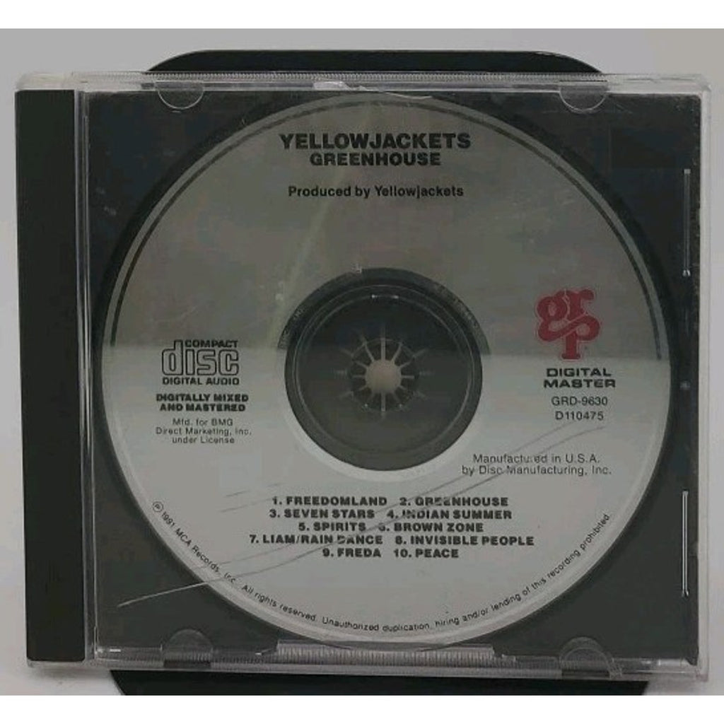 Greenhouse by Yellowjackets (CD, Feb-1991, GRP (USA))