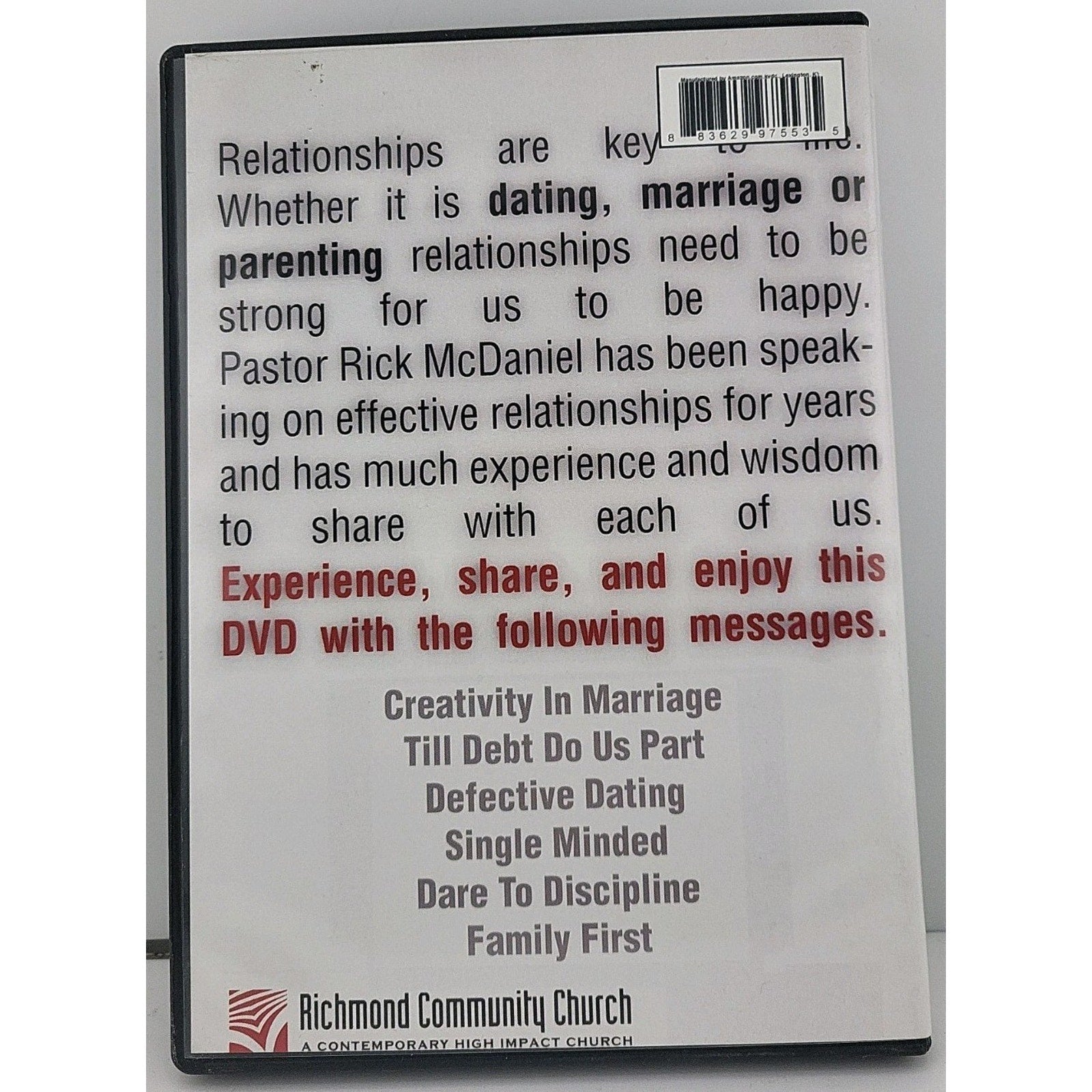 I Do. I Don't. Single Minded DVD