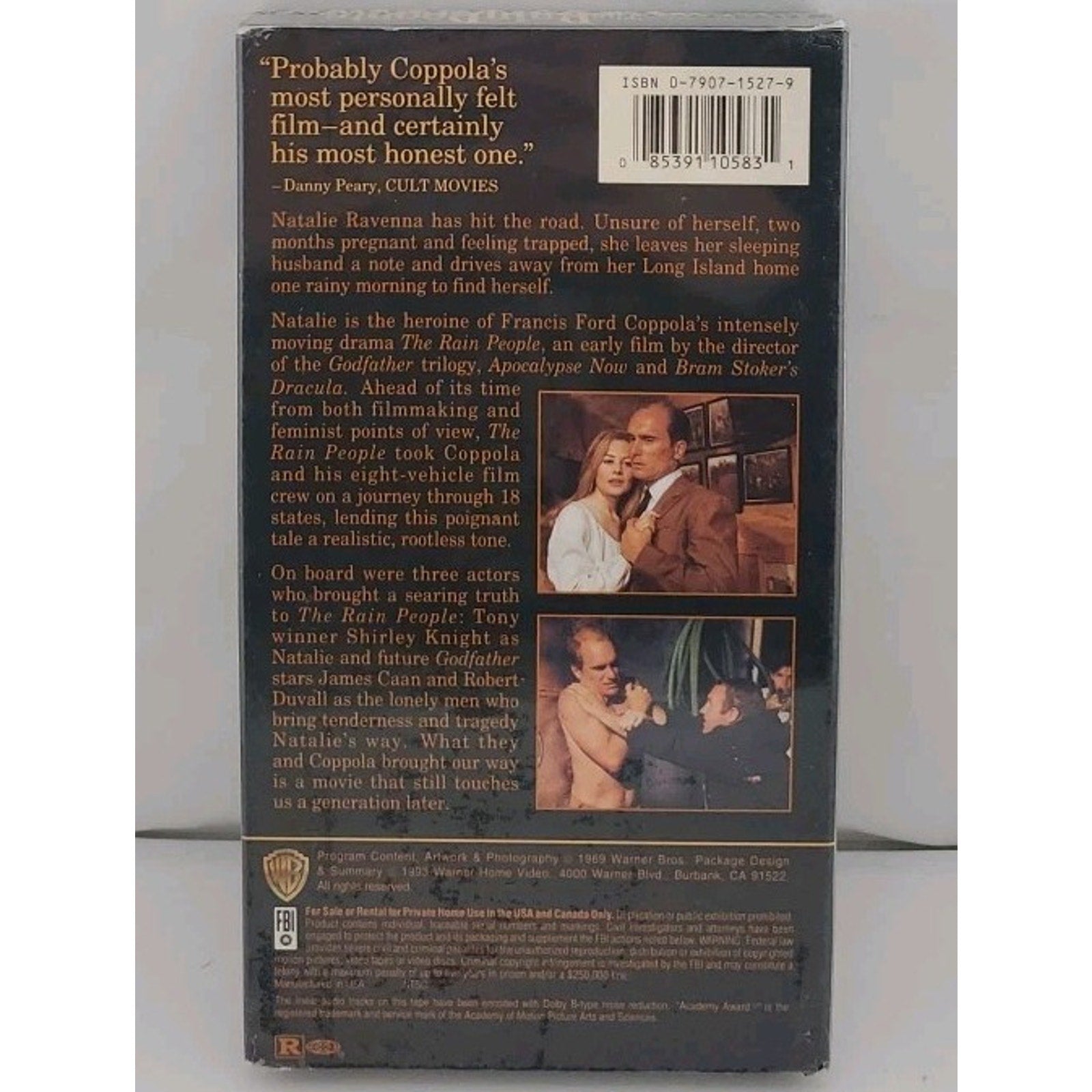 The Rain People (VHS, 1993) *Brand New*