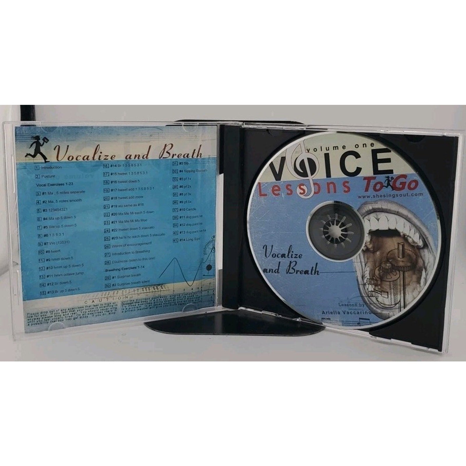 Voice Lessons to Go CD Volume 1 *Vocalize and Breathe*