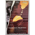 Indecent Proposal 1993 Movie Poster 27x40 Film Demi Moore SS