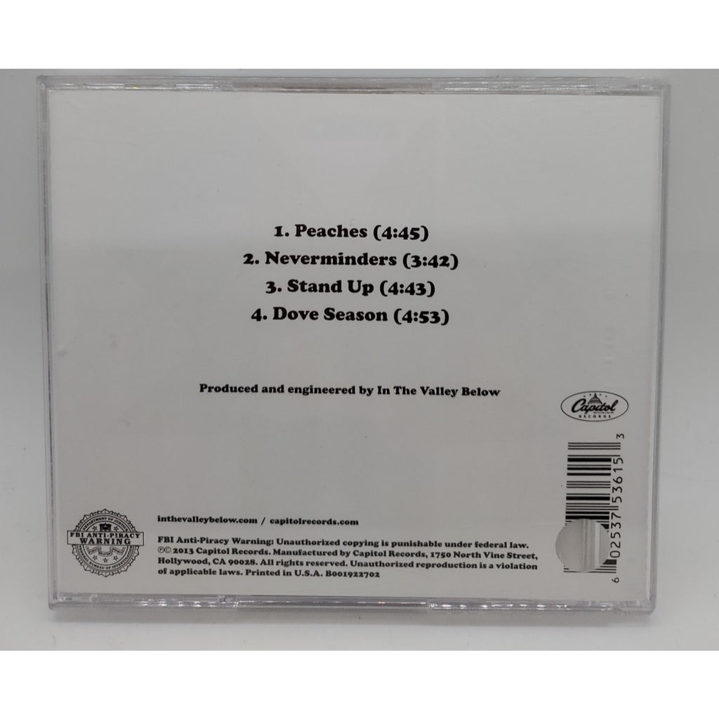 Peaches - In The Valley Below - EP Promo CD 2013 Capitol Records 4 Songs