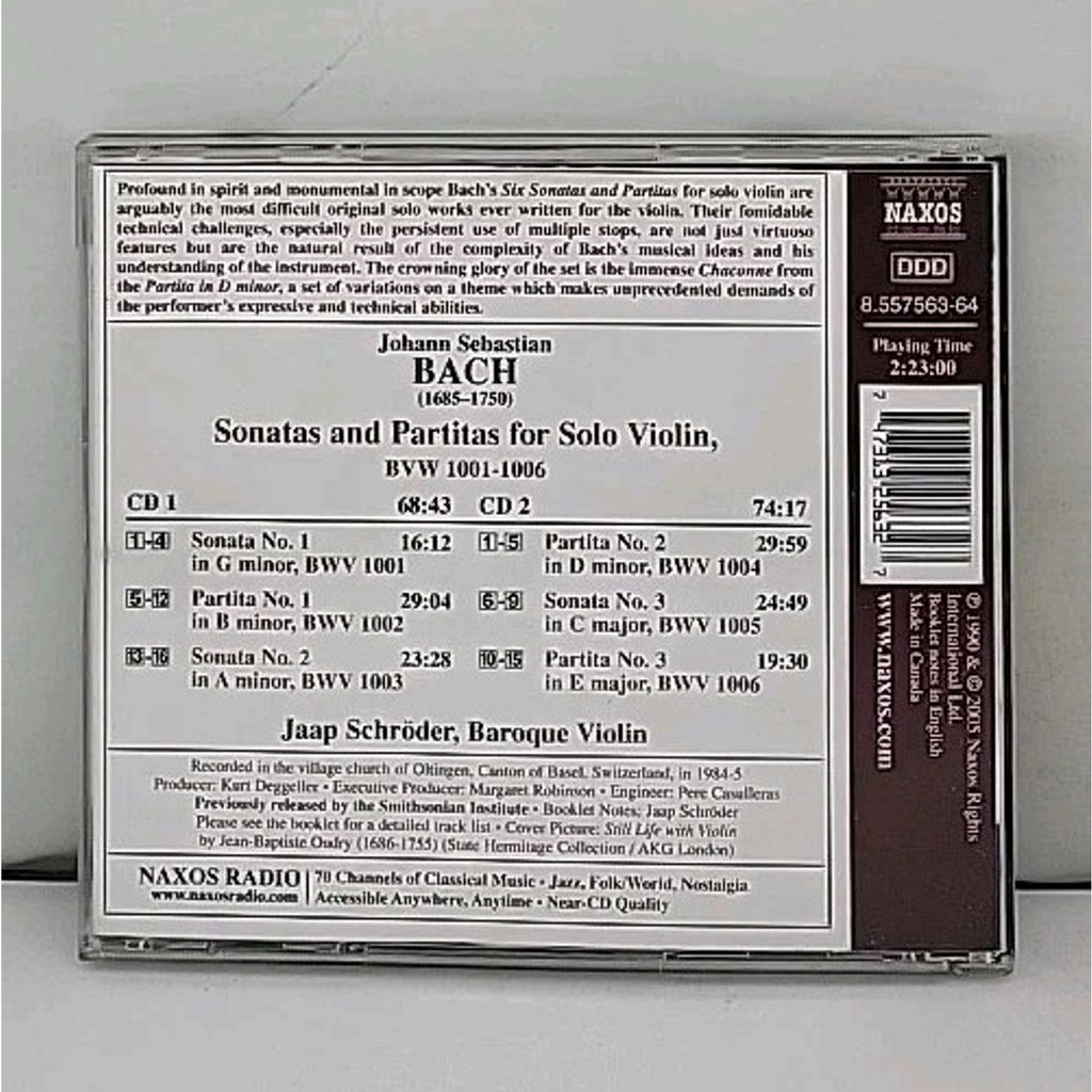 Sonatas & Partitas by Bach / Schroder (CD, 2005)