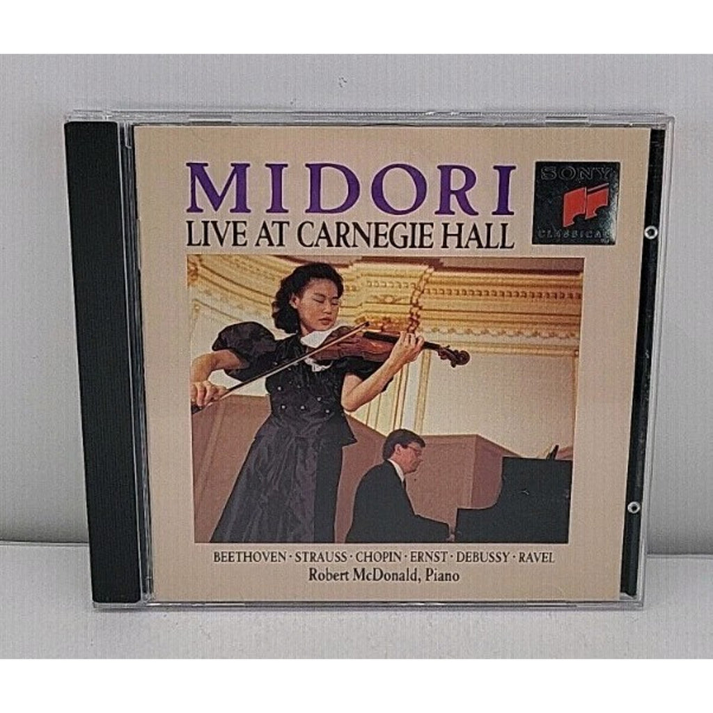 Midori Live at Carnegie Hall by Midori / McDonald, Robert (CD, 1991)