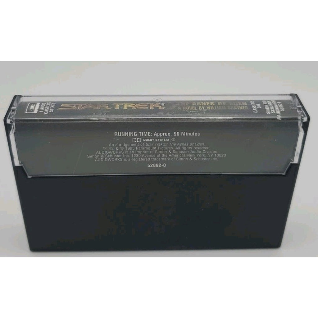 Star Trek The Ashes of Eden 1995 William Shatner 2 Cassette