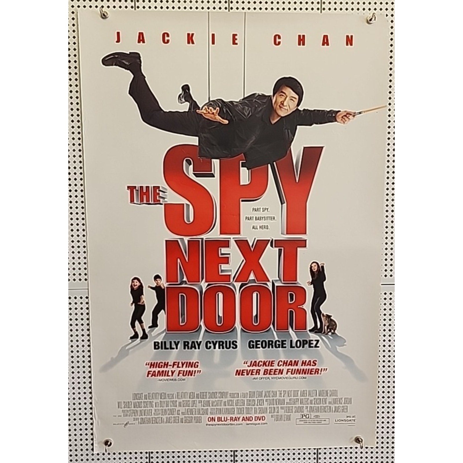 The Spy Next Door Movie Poster SS Original 27x40 Jackie Chan