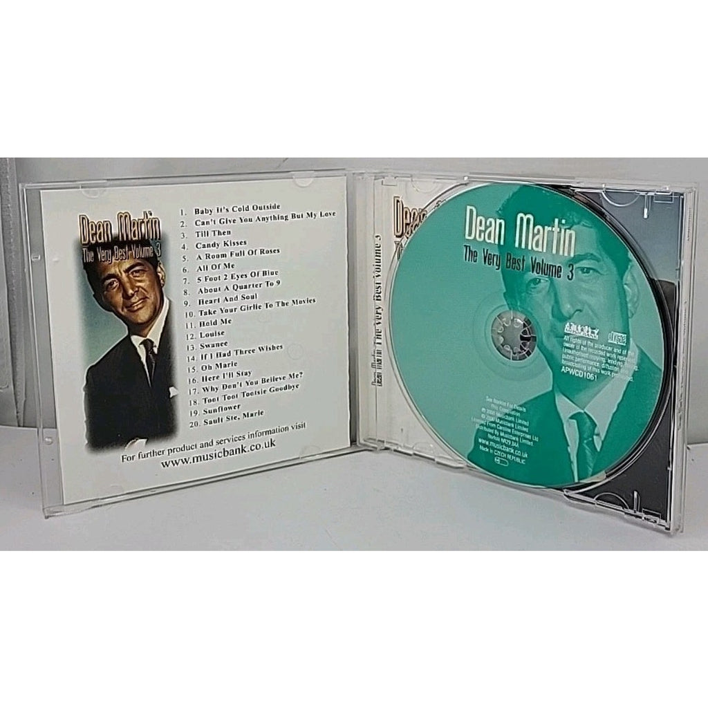 Dean Martin the Very Best Volume 3 Music CD Album