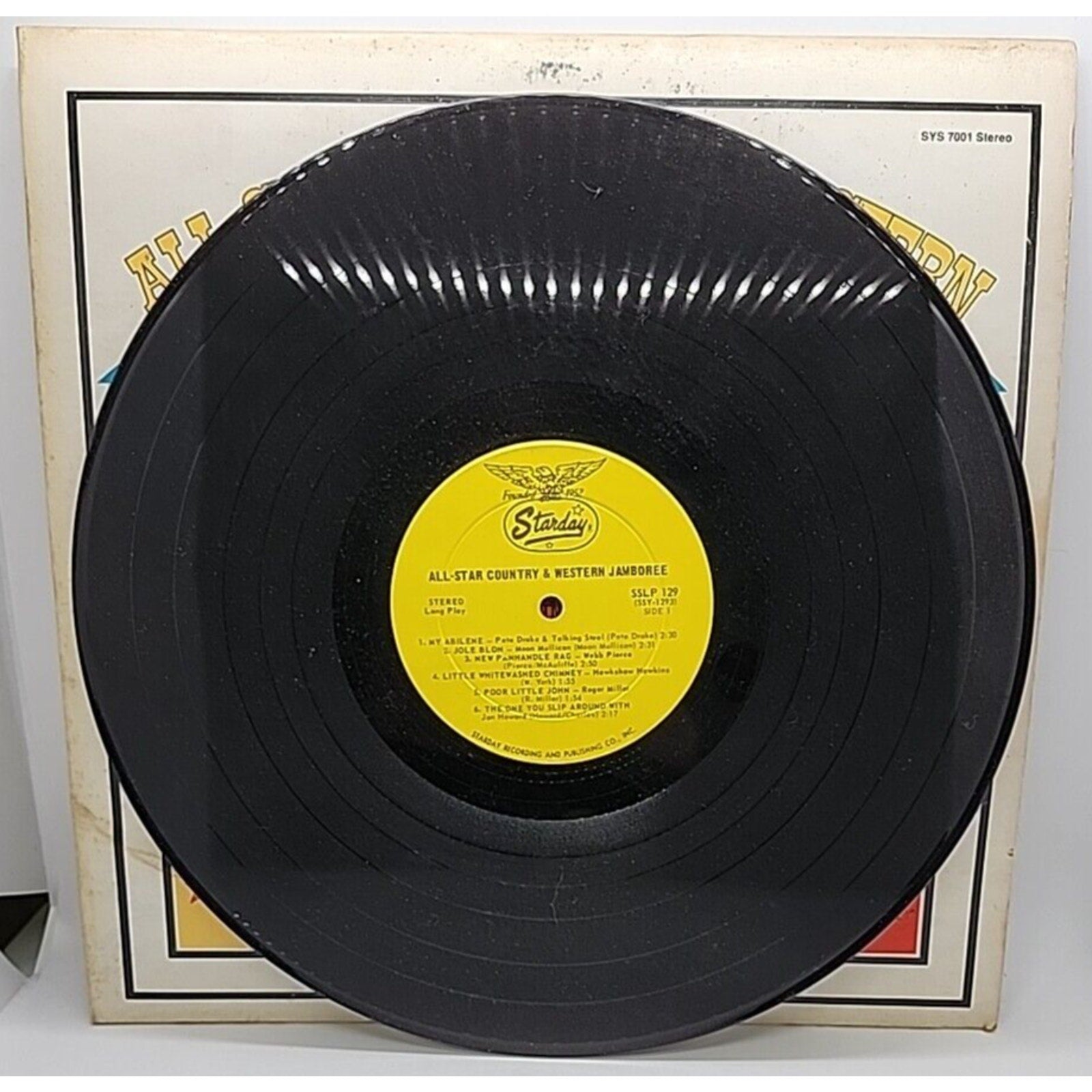 All Star Country & Western Jamboree 2LP Starday SYS 7001 (Record)