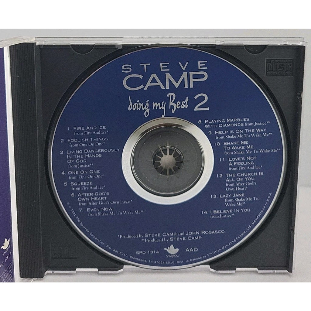 Doing My Best, Vol. 2 by Steve Camp (CD, Aug-1993, Sparrow Records)