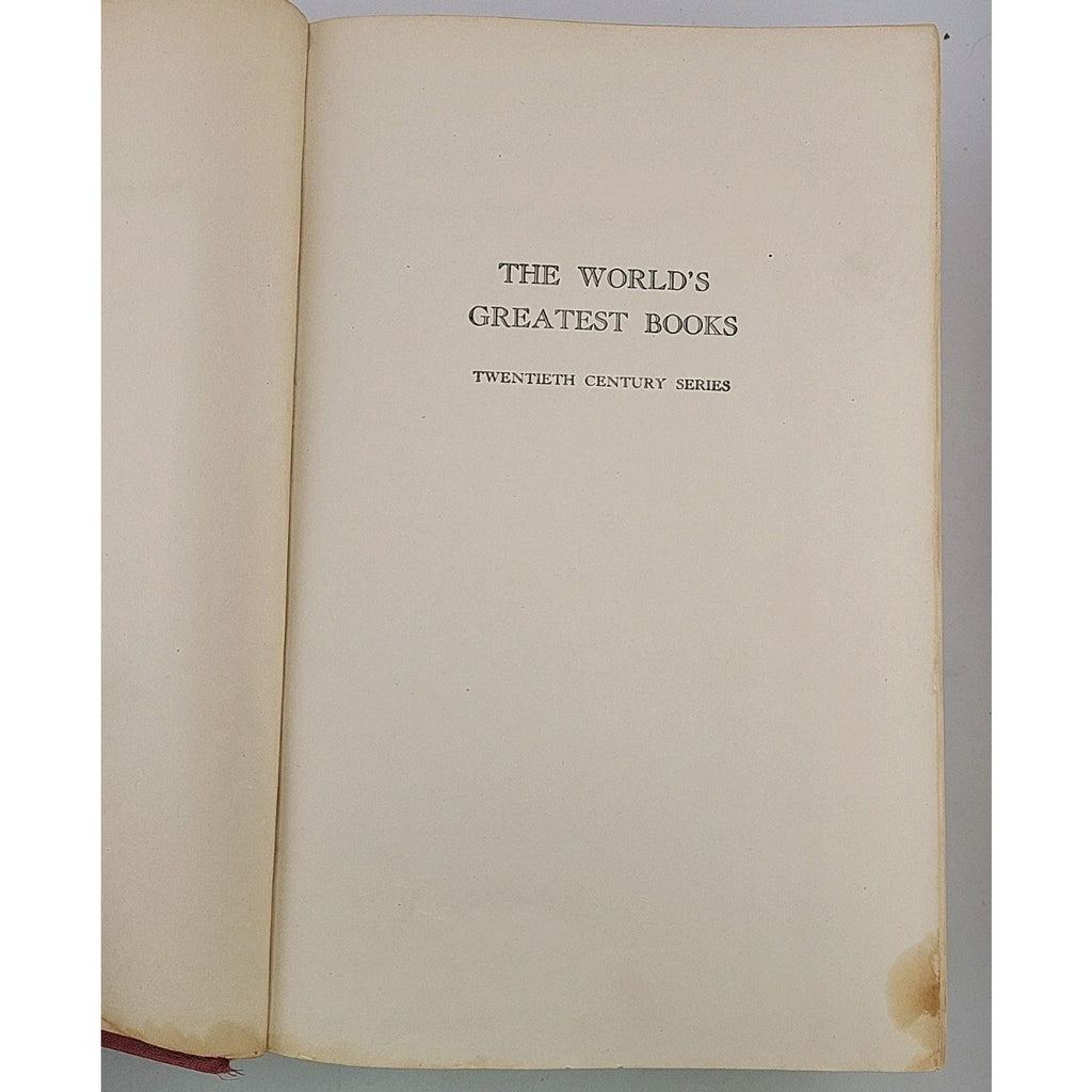 1942 The World's Greatest Books Twentieth Century Series