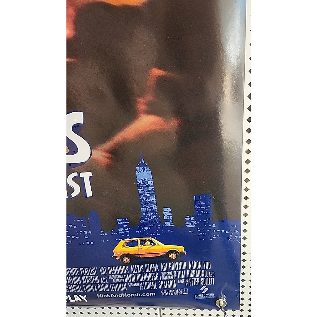 Nick & Norah's Infinite Playlist Movie Poster 2 Sided Original Final 27x40