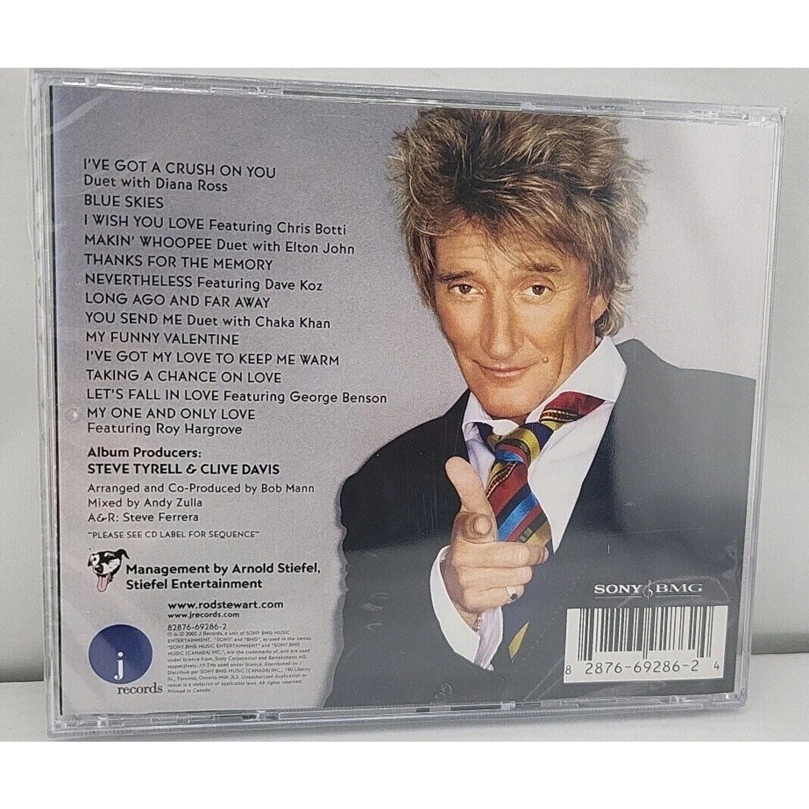 Thanks for the Memory Great American Songbook IV by Rod Stewart (CD, 2005) *New*
