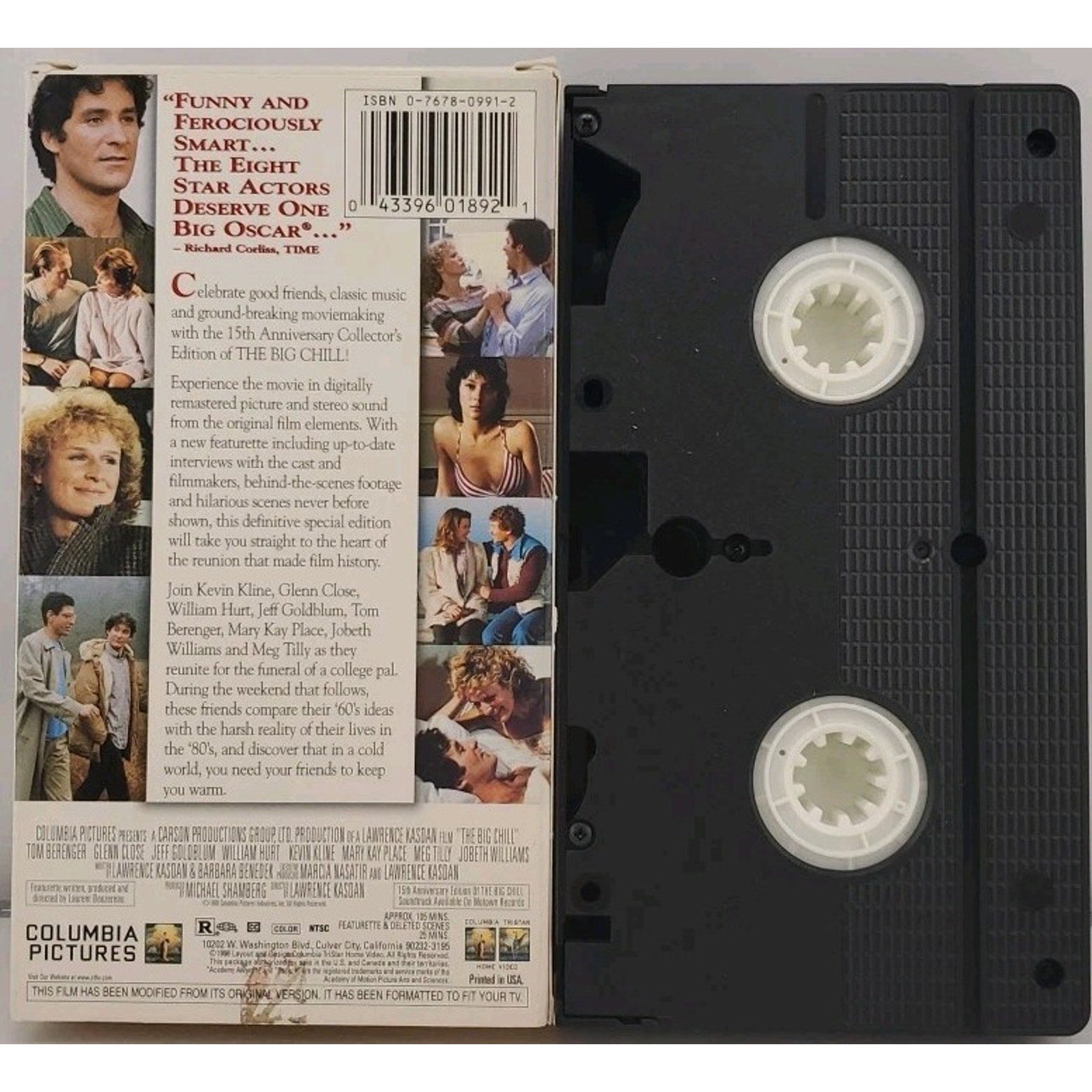 The Big Chill (VHS, 1999, 15th Anniversary Edition Closed Captioned)