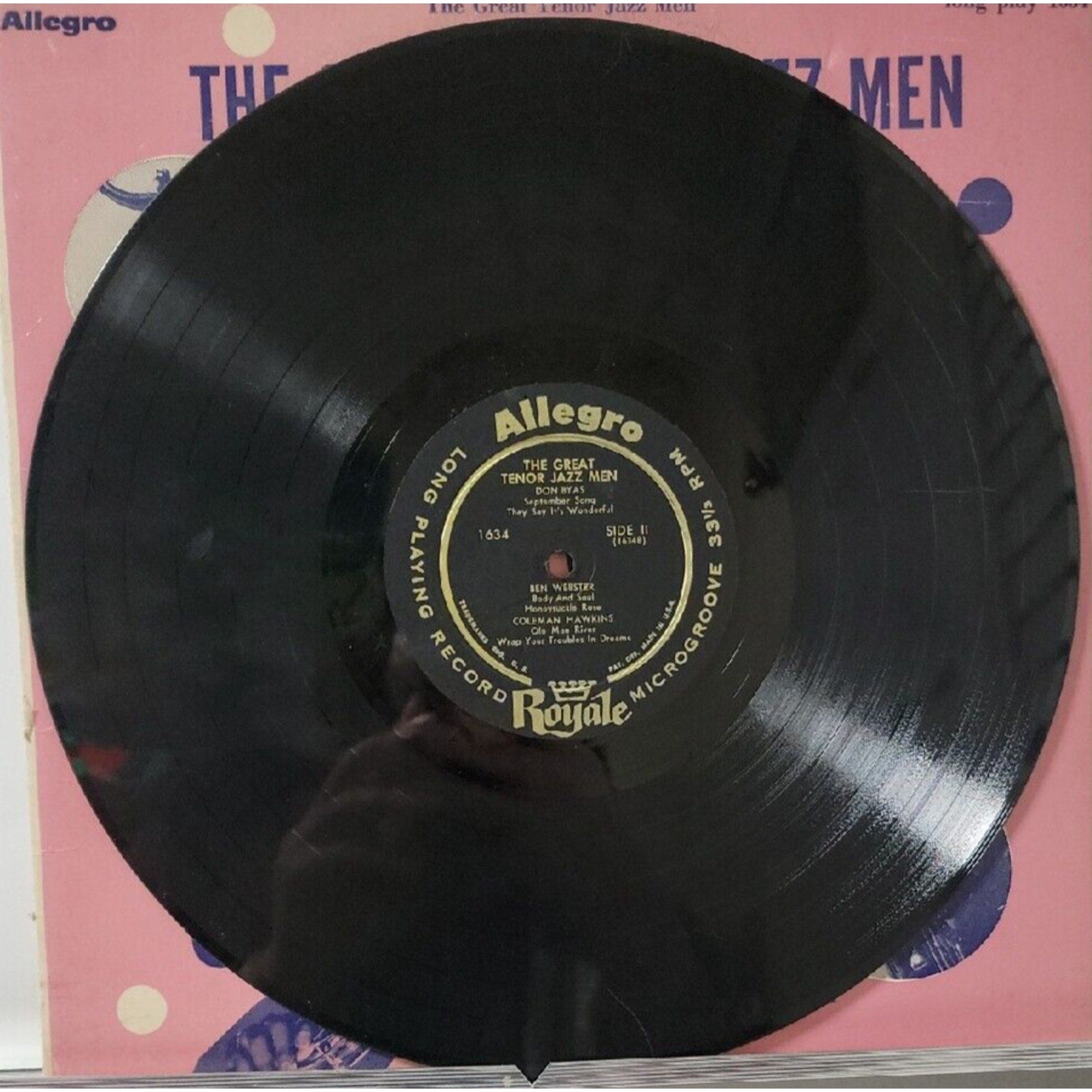 The Great Tenor Jazz Men (Record)