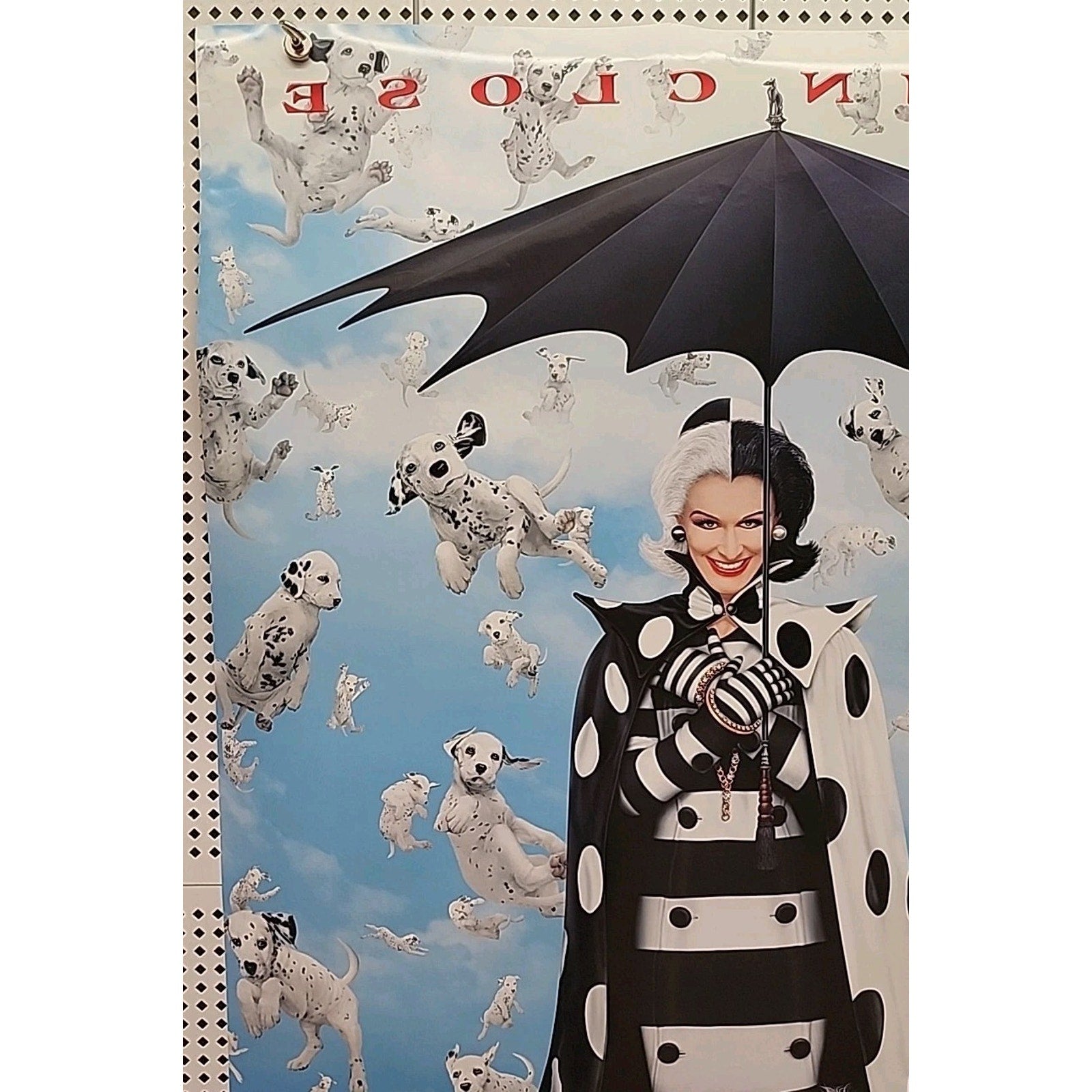 Disney 102 Dalmatians 40”x27” Double Sided Movie Poster