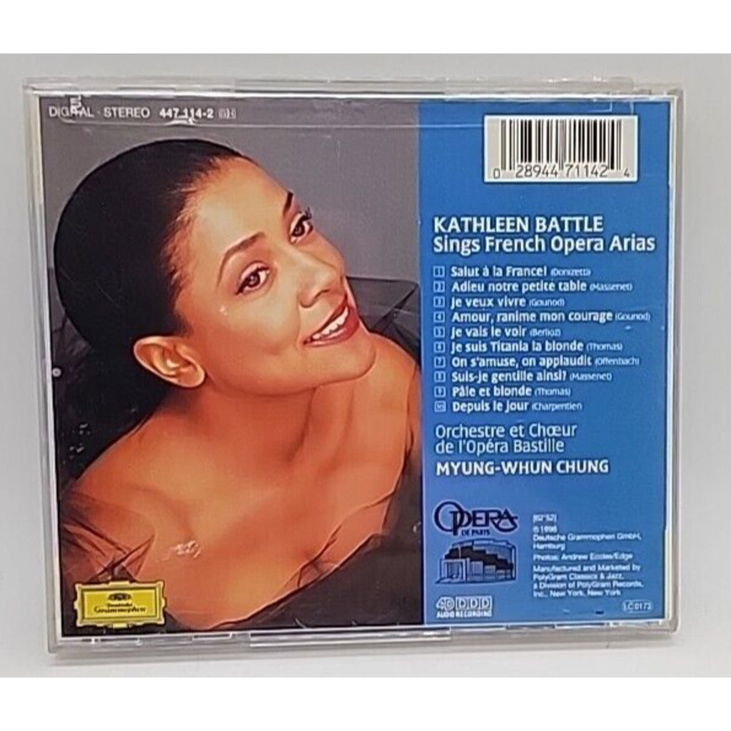 French Opera Arias by Kathleen Battle (CD, 1996)