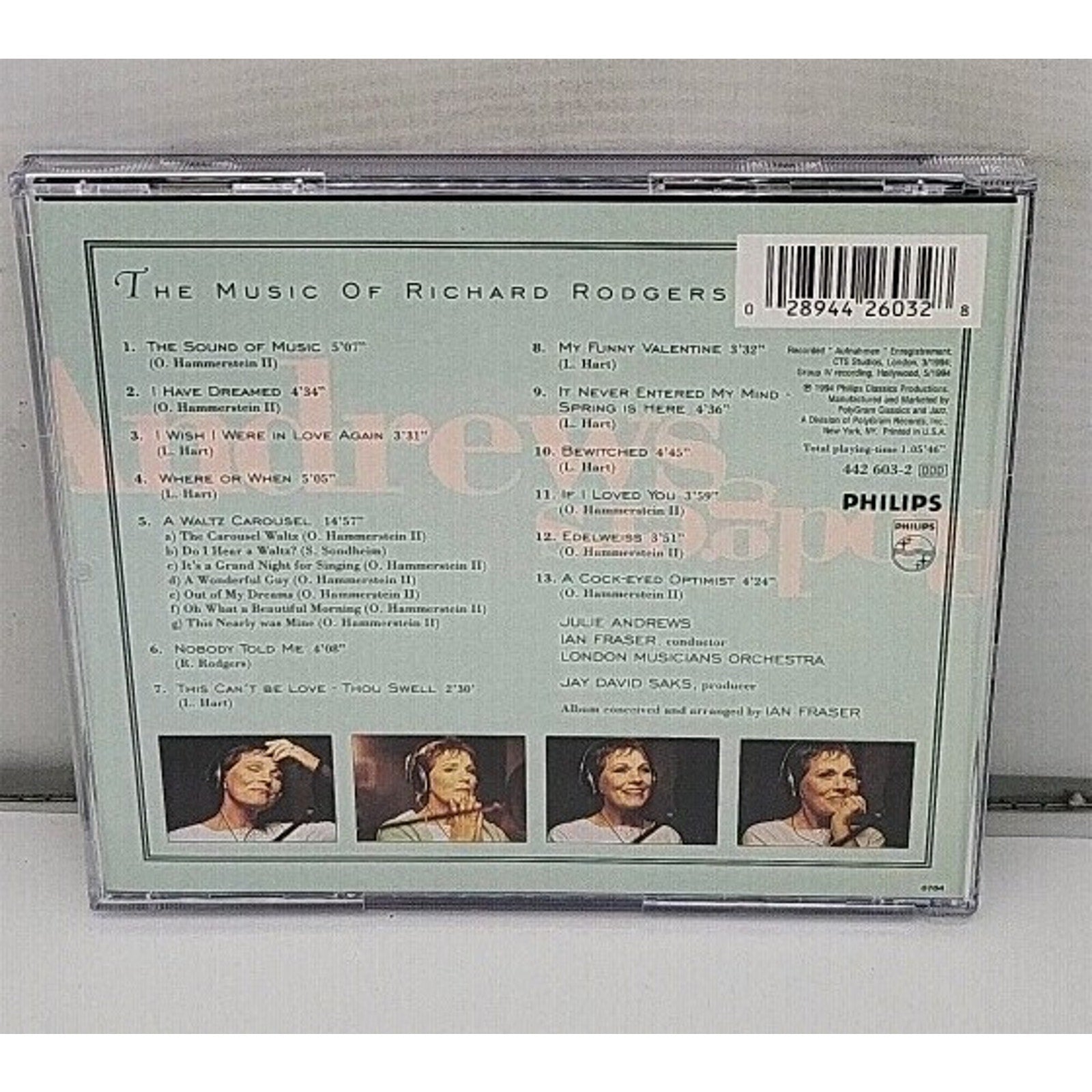 Broadway by Andrews, Julie (CD, 1994)