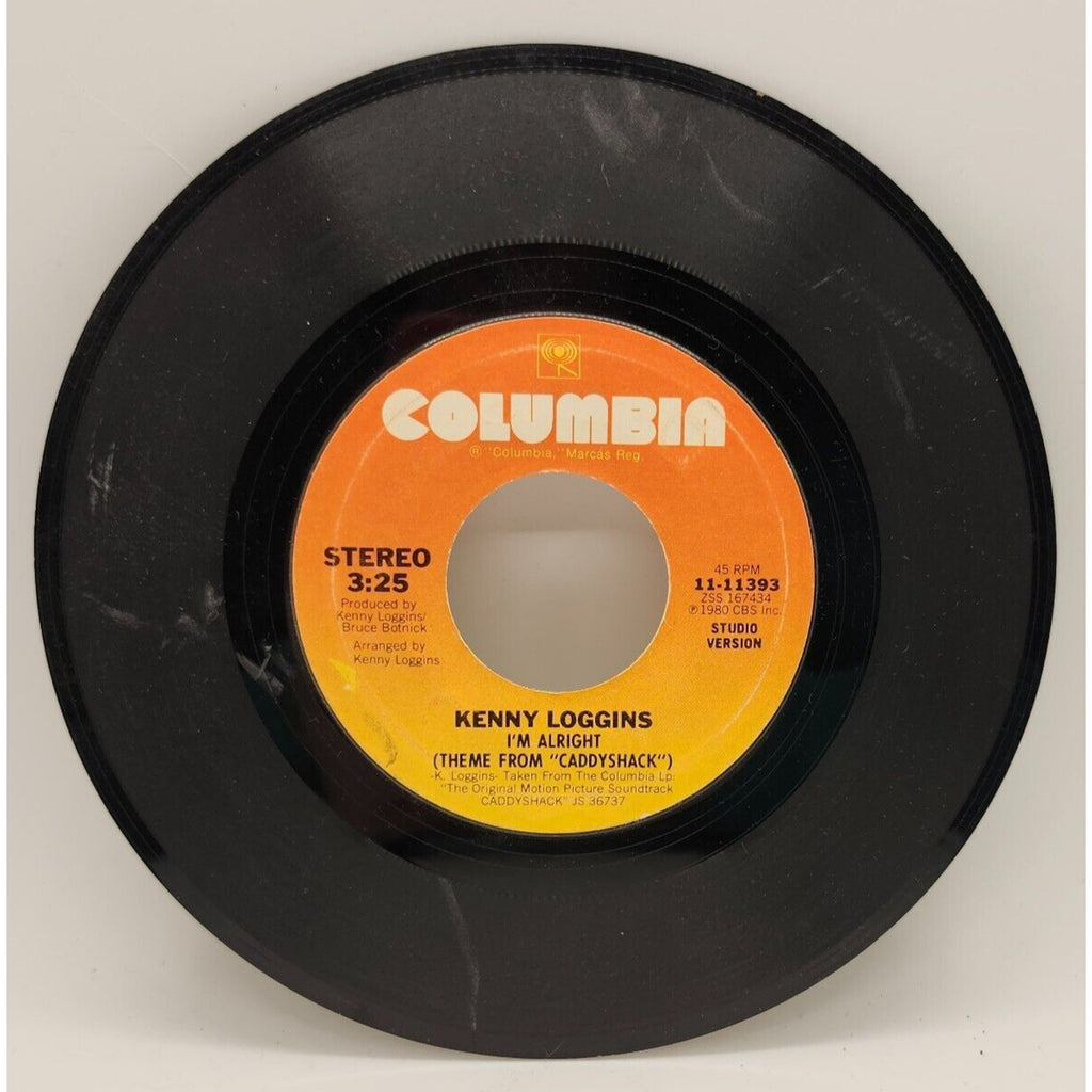 I'm Alright (theme from "Caddyshack") By Kenny Loggins (Record) - 11-11393