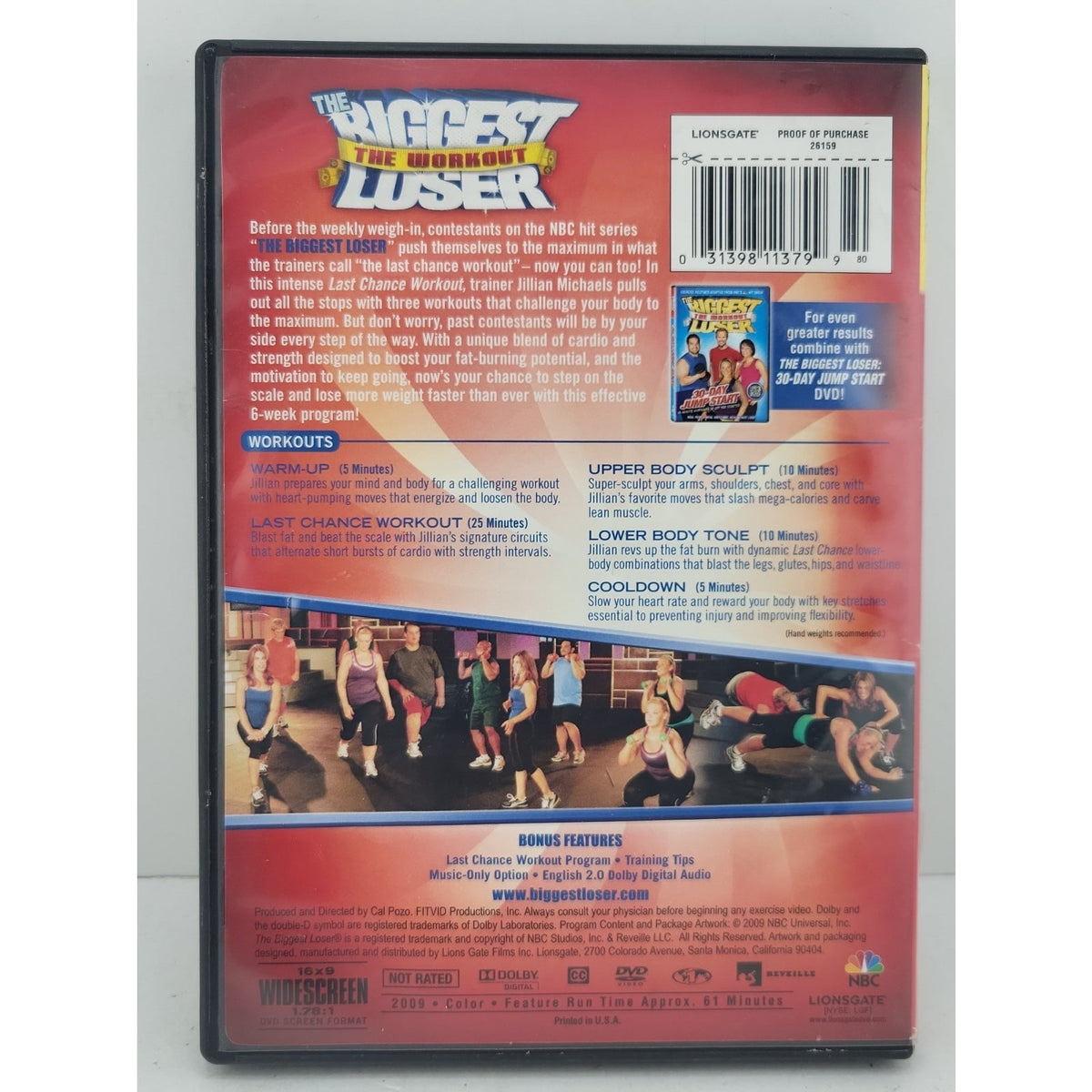 The Biggest Loser: The Workout - Last Chance Workout (DVD, 2009)