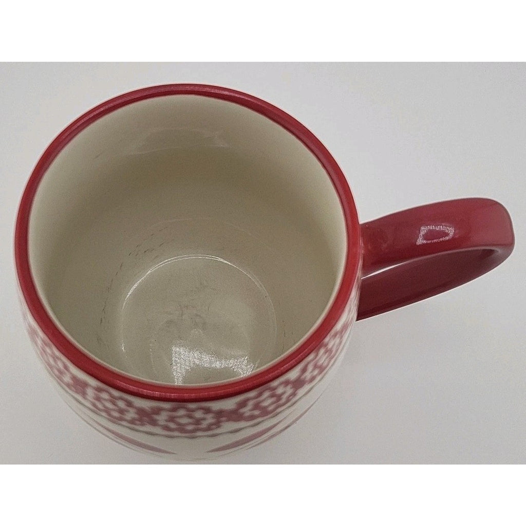 Temp-tations by Tara Old World Cranberry 14oz Mugs Set of 4