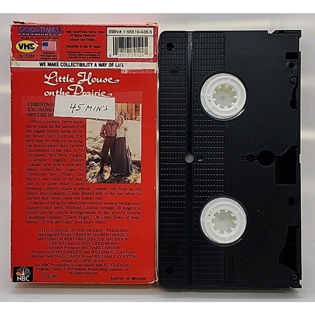 Little House on the Prairie - The Christmas They Never Forgot (VHS)